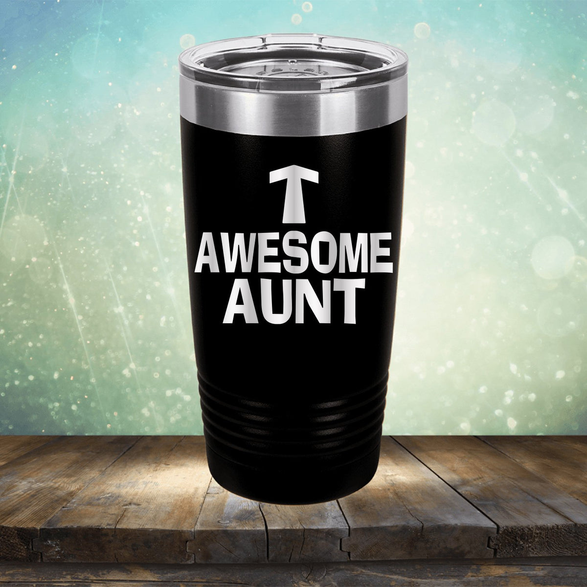 Awesome Aunt - Laser Etched Tumbler Mug