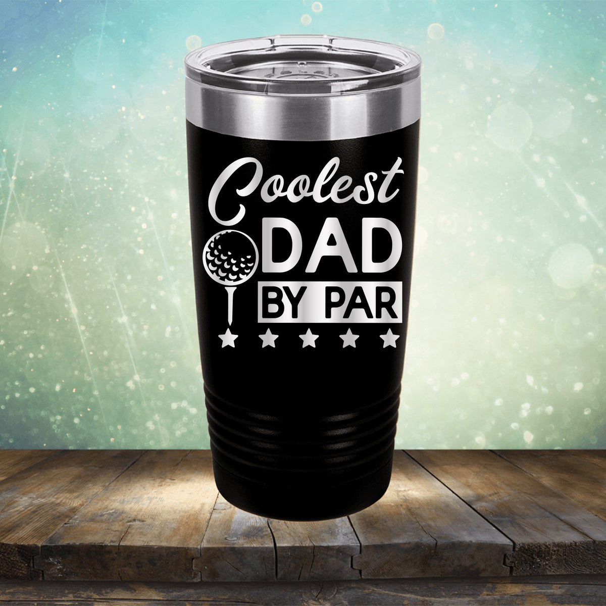 Coolest Dad By Par - Laser Etched Tumbler Mug