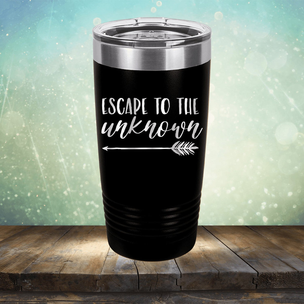 Escape to The Unknown - Laser Etched Tumbler Mug
