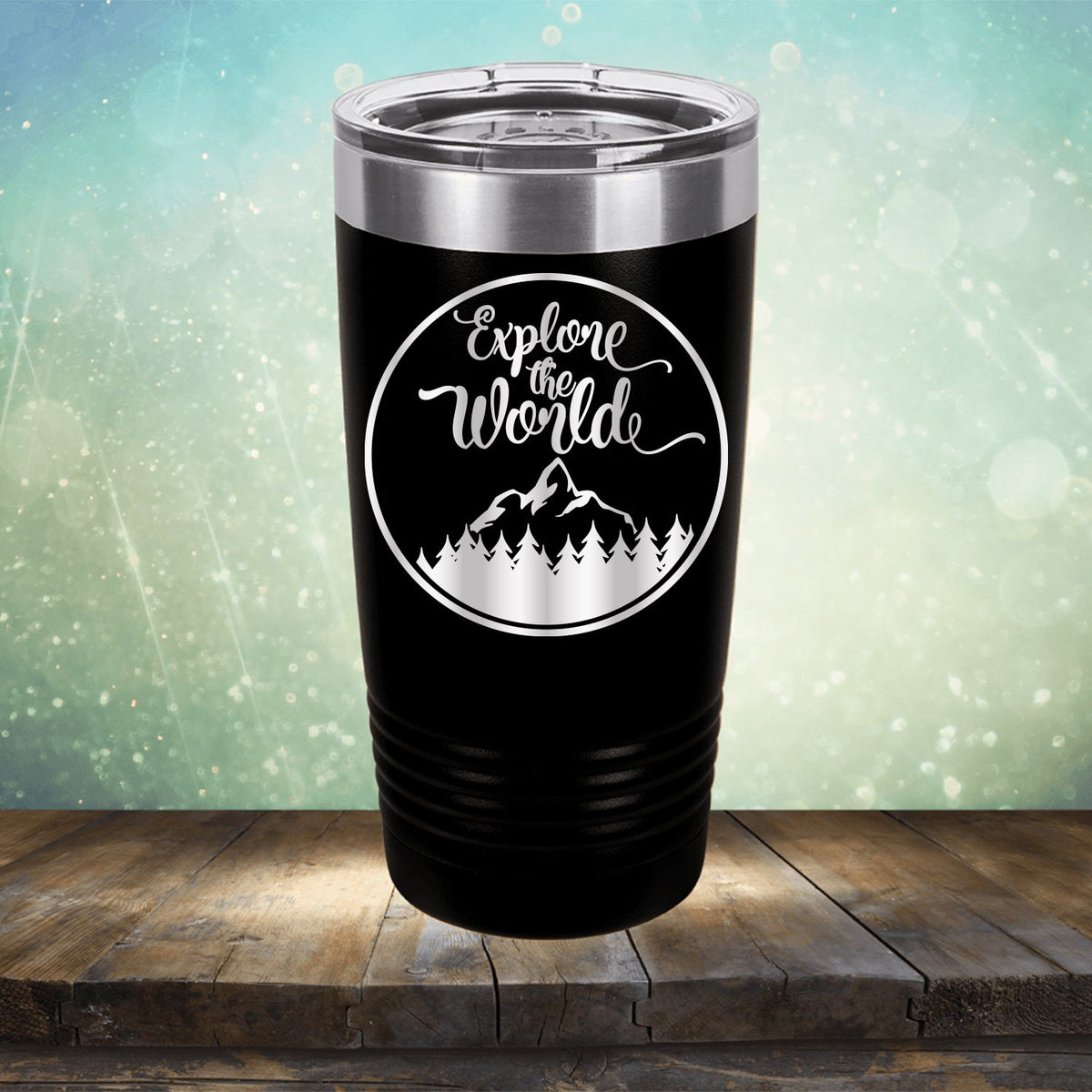 Explore The World - Laser Etched Tumbler Mug