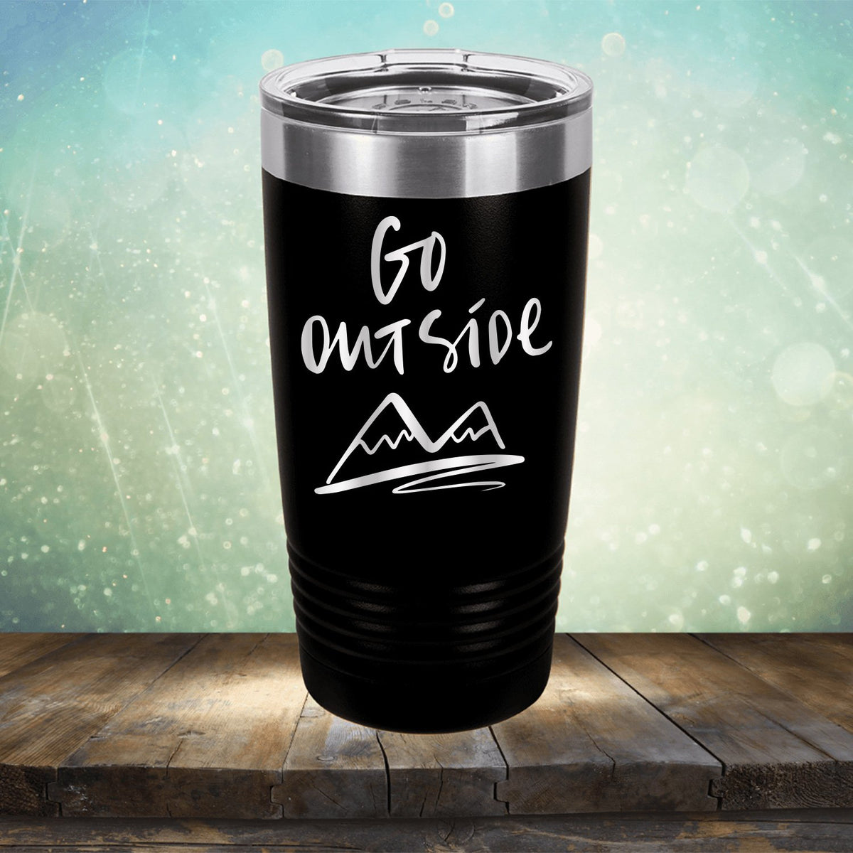 Go Outside - Laser Etched Tumbler Mug