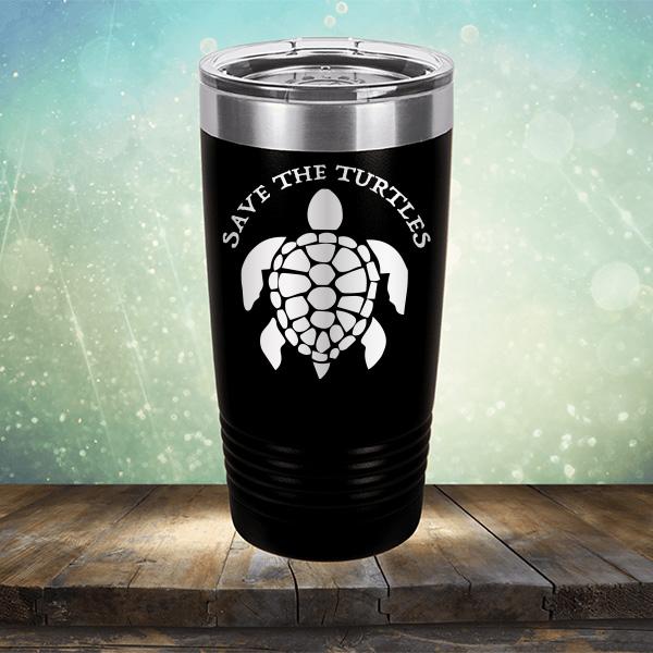 Save The Turtles - Laser Etched Tumbler Mug