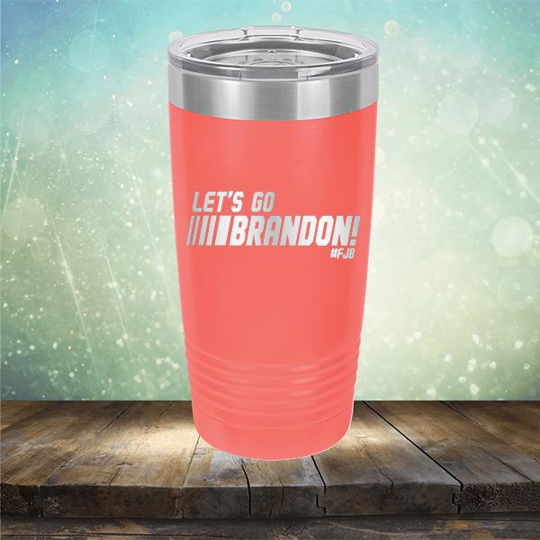 Let&#39;s Go Brandon FJB Racing - Laser Etched Tumbler Mug