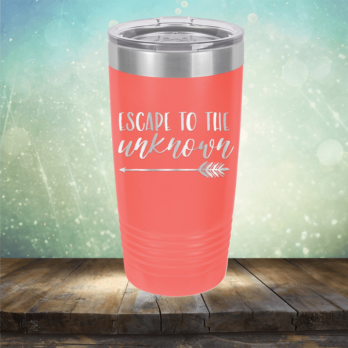 Escape to The Unknown - Laser Etched Tumbler Mug