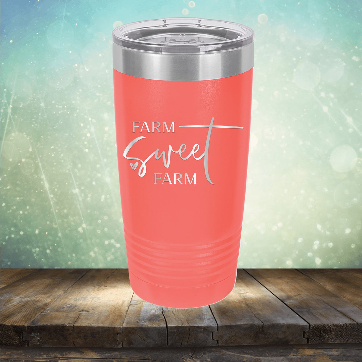 Farm Sweet Farm - Laser Etched Tumbler Mug