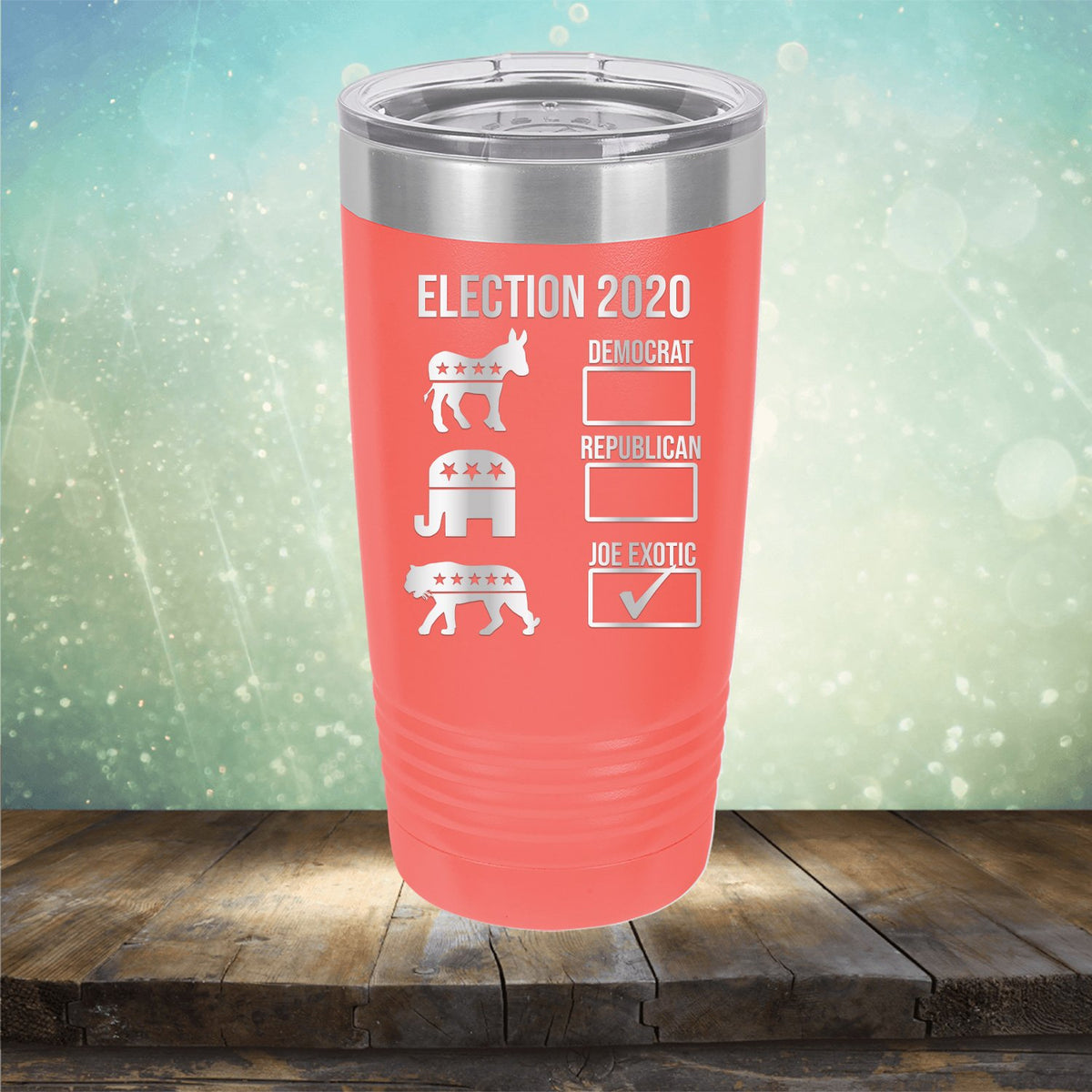 Joe Exotic Election 2020 - Laser Etched Tumbler Mug