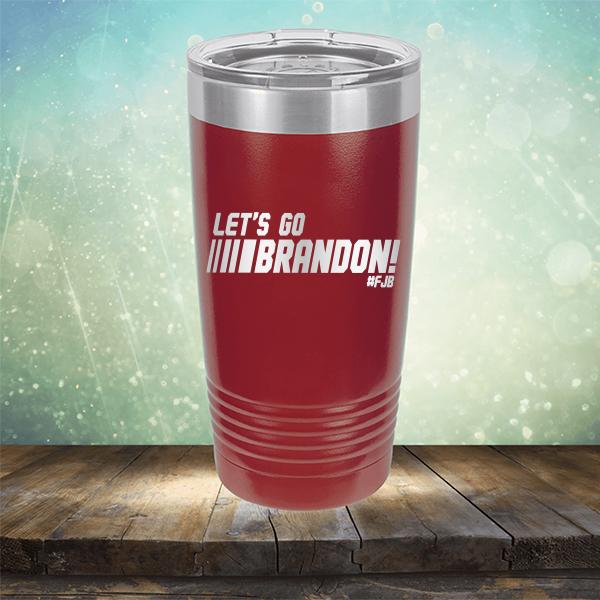 Let&#39;s Go Brandon FJB Racing - Laser Etched Tumbler Mug