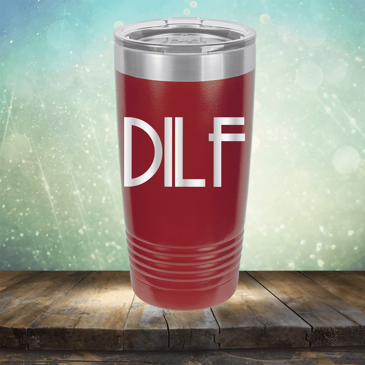 DILF - Laser Etched Tumbler Mug