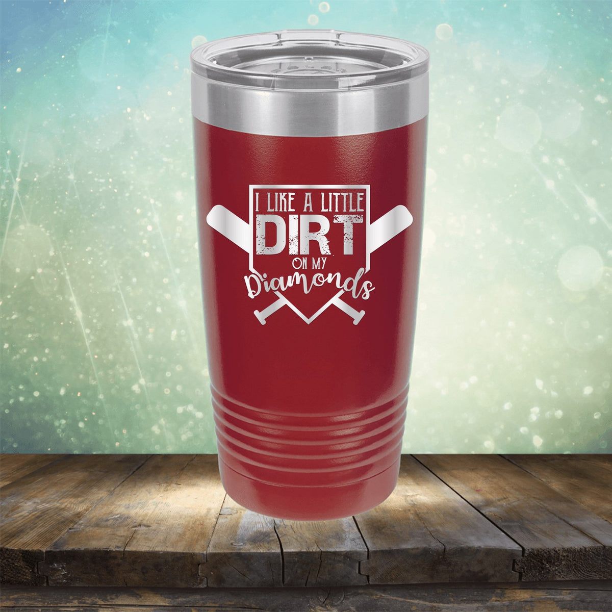 I Like A Little Dirt On My Diamonds - Laser Etched Tumbler Mug