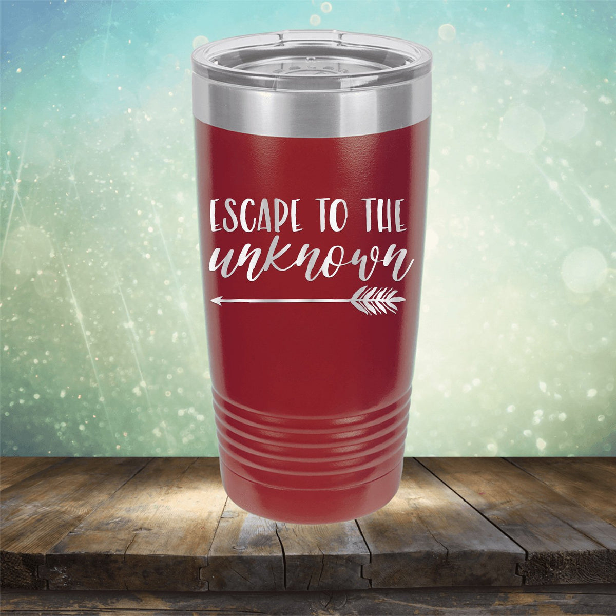 Escape to The Unknown - Laser Etched Tumbler Mug