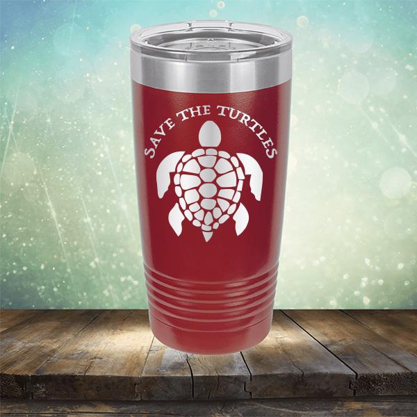 Save The Turtles - Laser Etched Tumbler Mug
