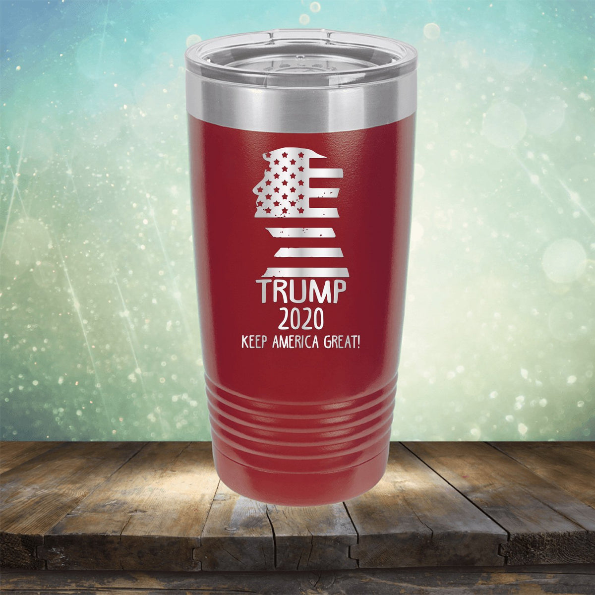 Trump 2020 Keep America Great - Laser Etched Tumbler Mug