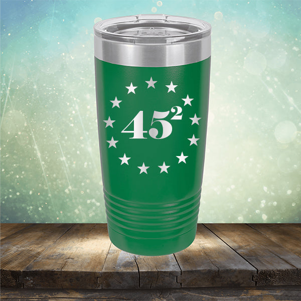 45 Squared - Laser Etched Tumbler Mug