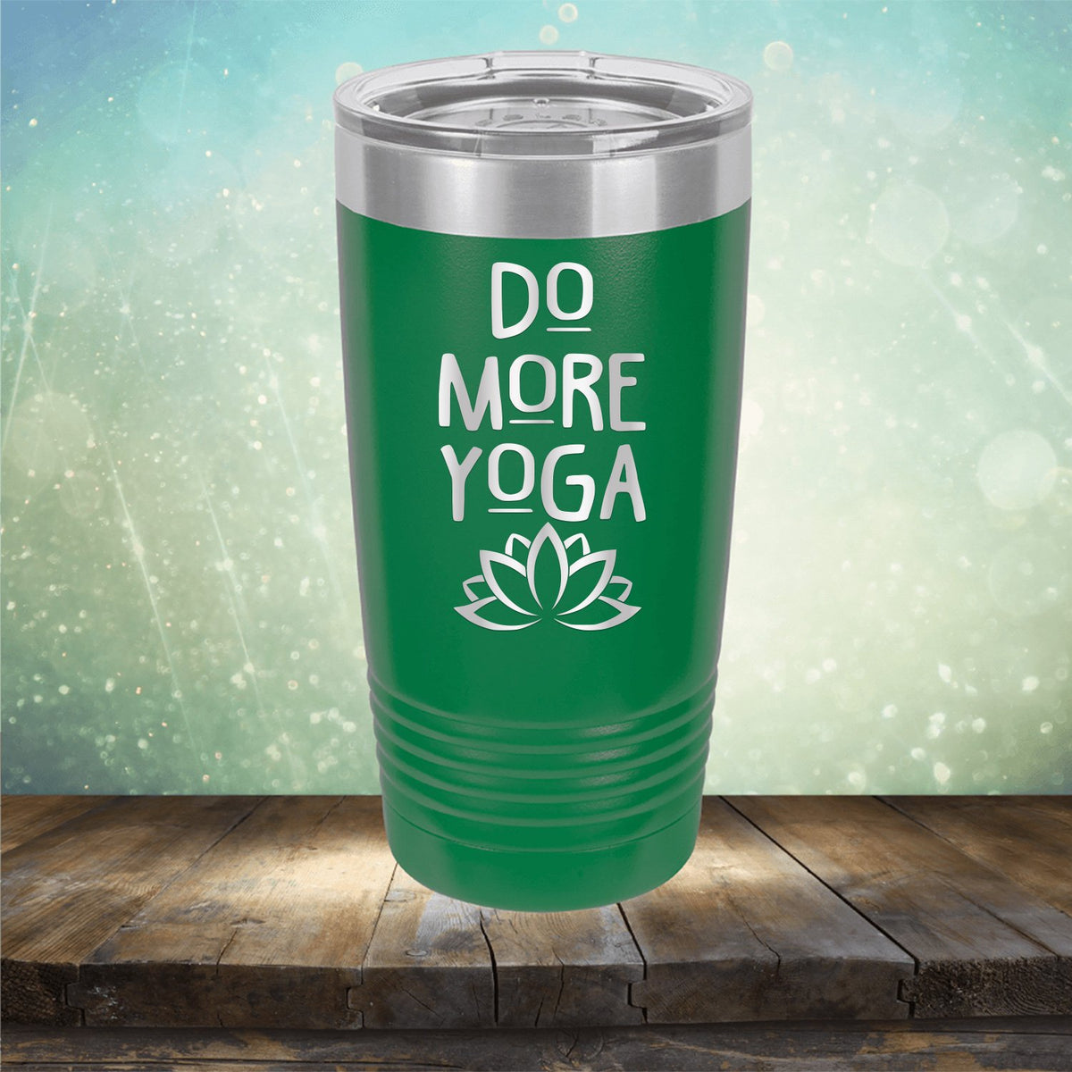 Do More Yoga - Laser Etched Tumbler Mug