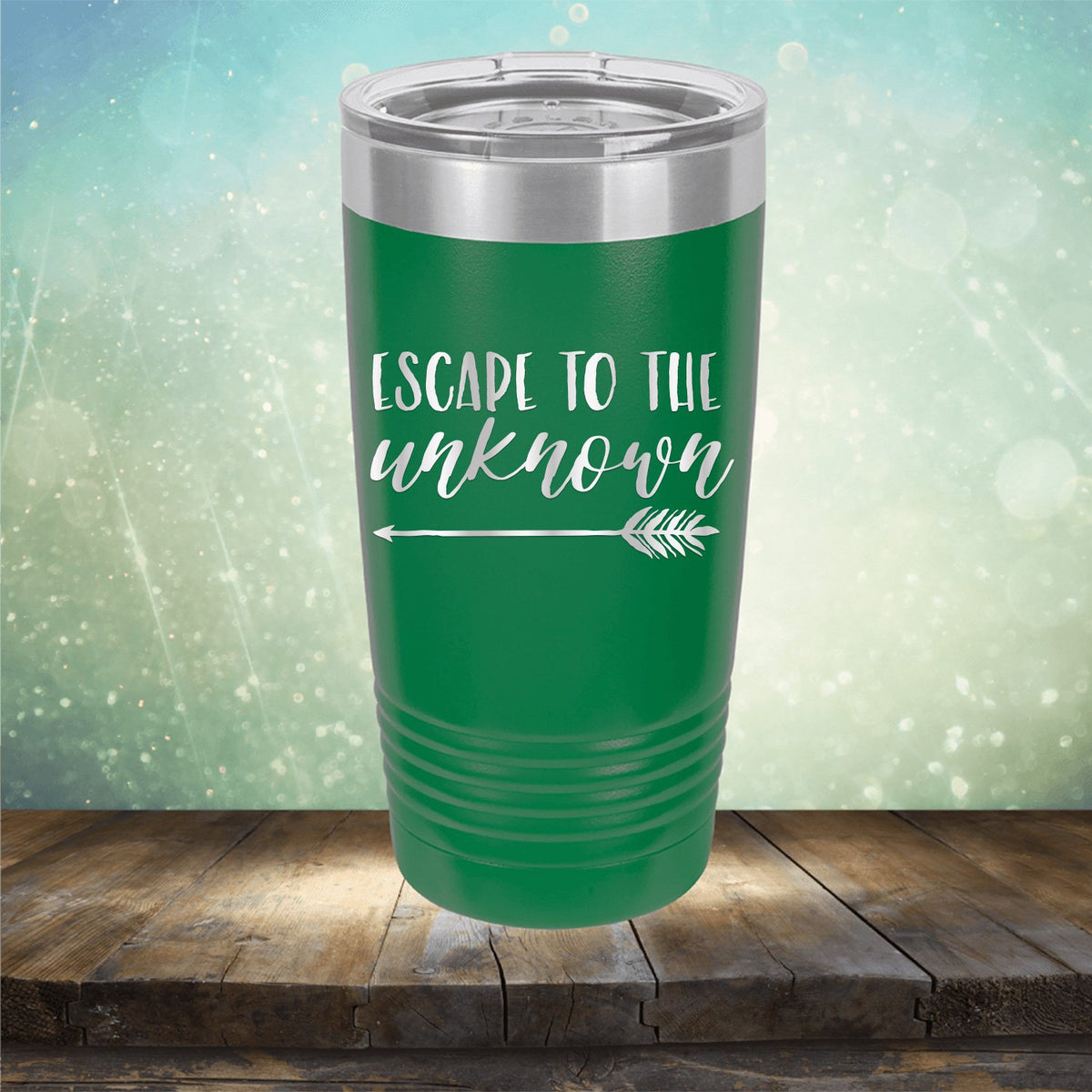 Escape to The Unknown - Laser Etched Tumbler Mug