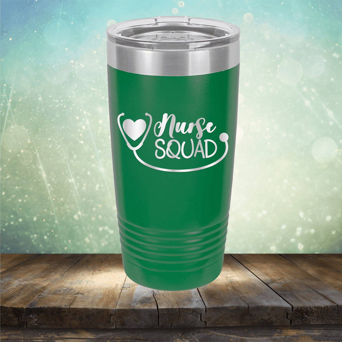 Nurse Squad With Stethoscope - Laser Etched Tumbler Mug