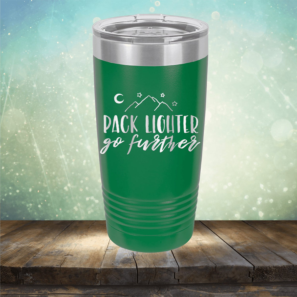 Pack Lighter Go Further - Laser Etched Tumbler Mug