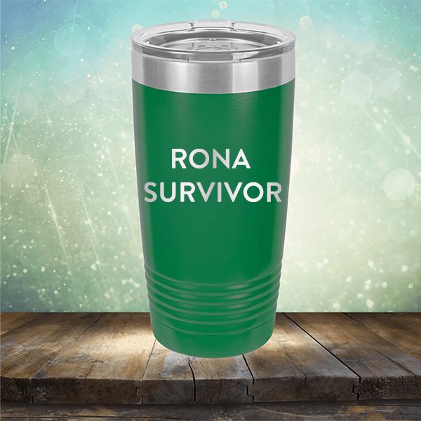 Rona Survivor - Laser Etched Tumbler Mug