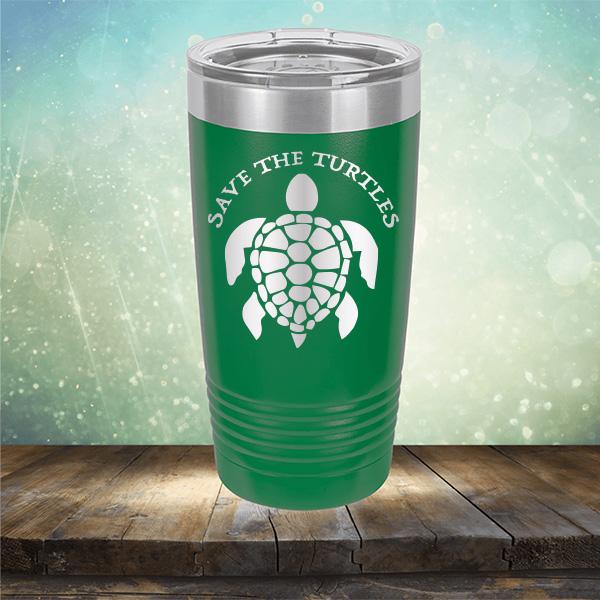 Save The Turtles - Laser Etched Tumbler Mug