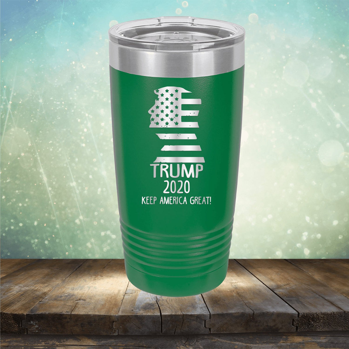 Trump 2020 Keep America Great - Laser Etched Tumbler Mug