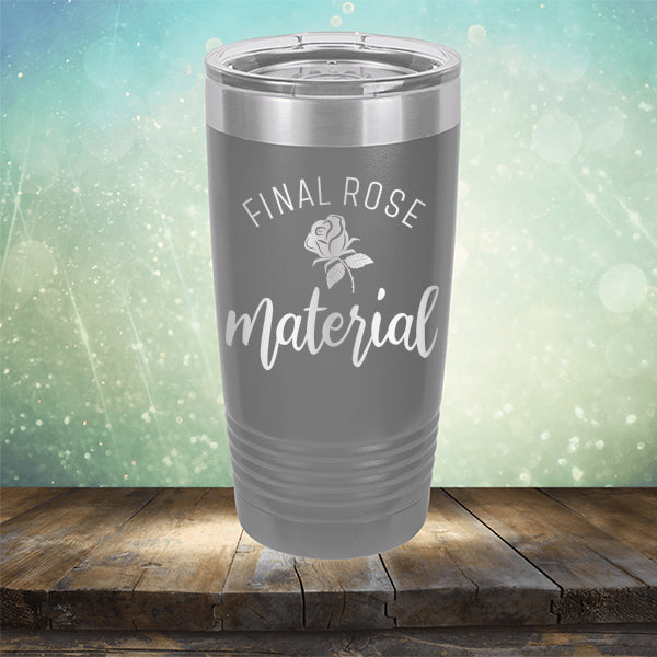 Final Rose Material The Bachelor - Laser Etched Tumbler Mug
