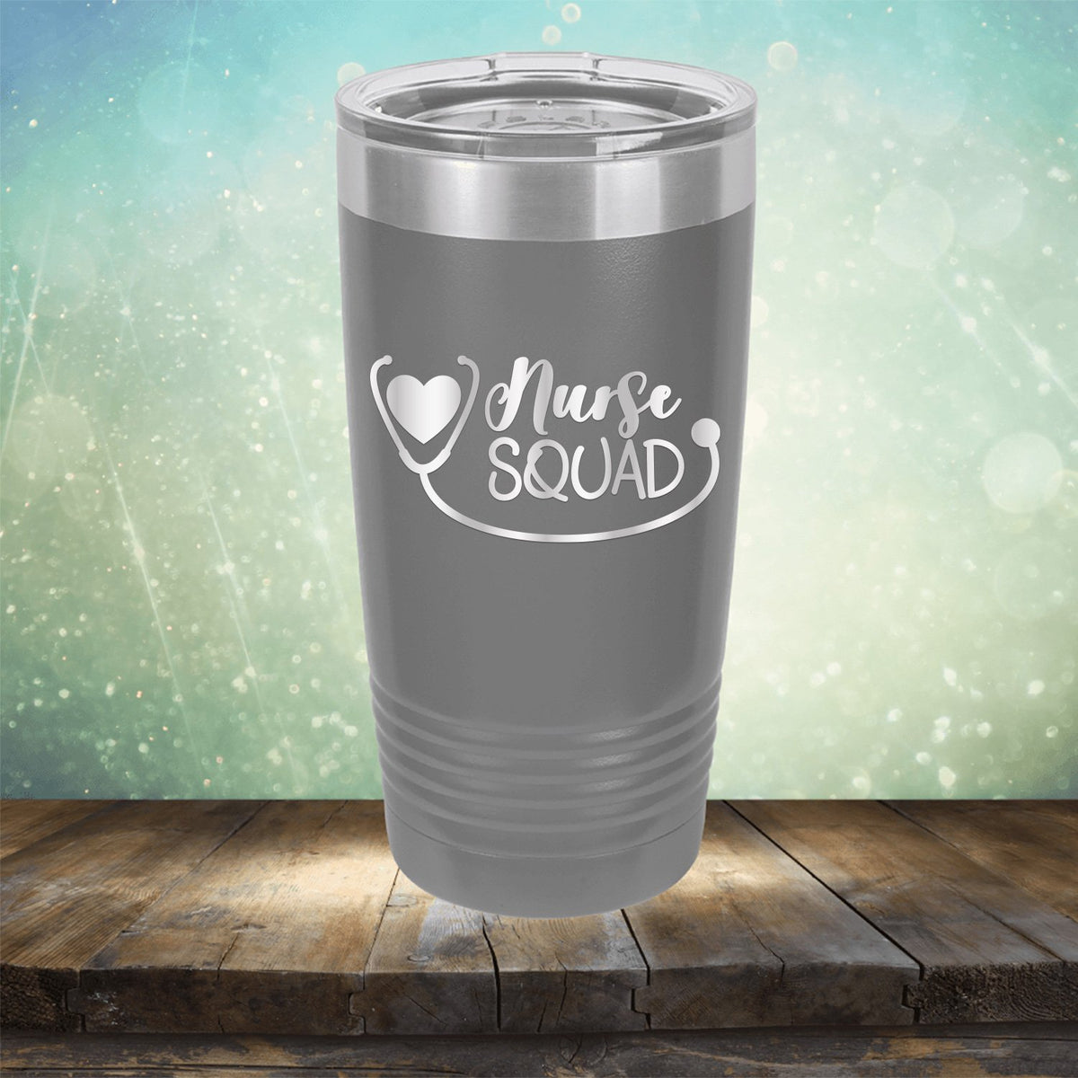 Nurse Squad With Stethoscope - Laser Etched Tumbler Mug