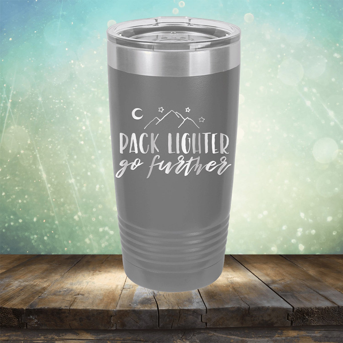 Pack Lighter Go Further - Laser Etched Tumbler Mug
