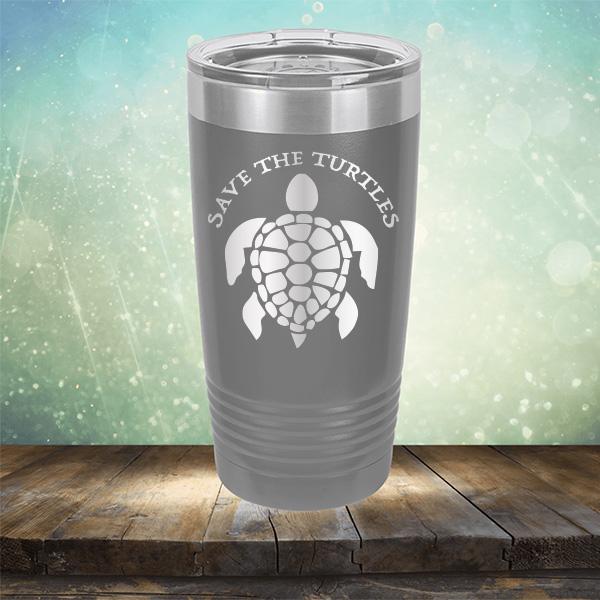 Save The Turtles - Laser Etched Tumbler Mug