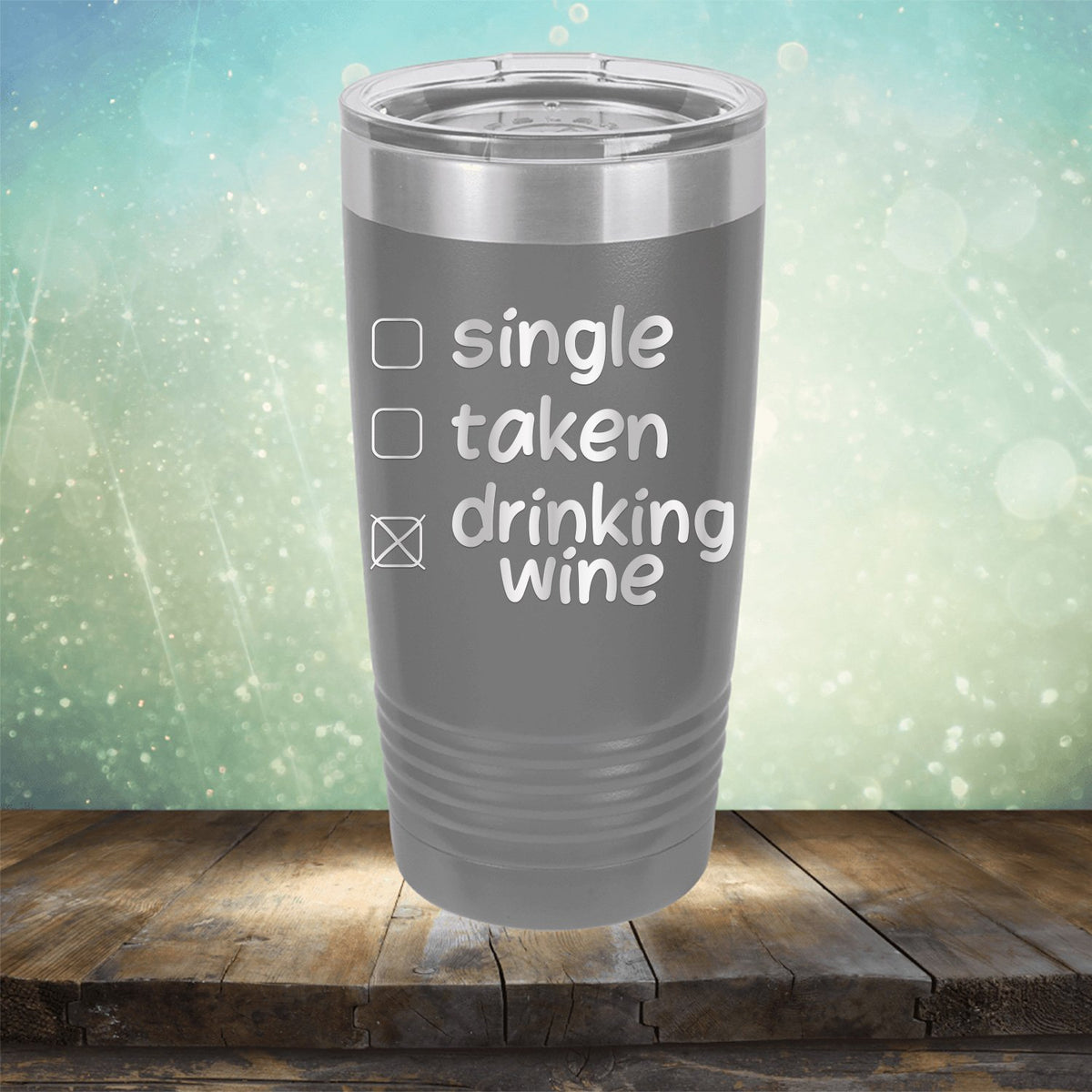 Single Taken Drinking Wine