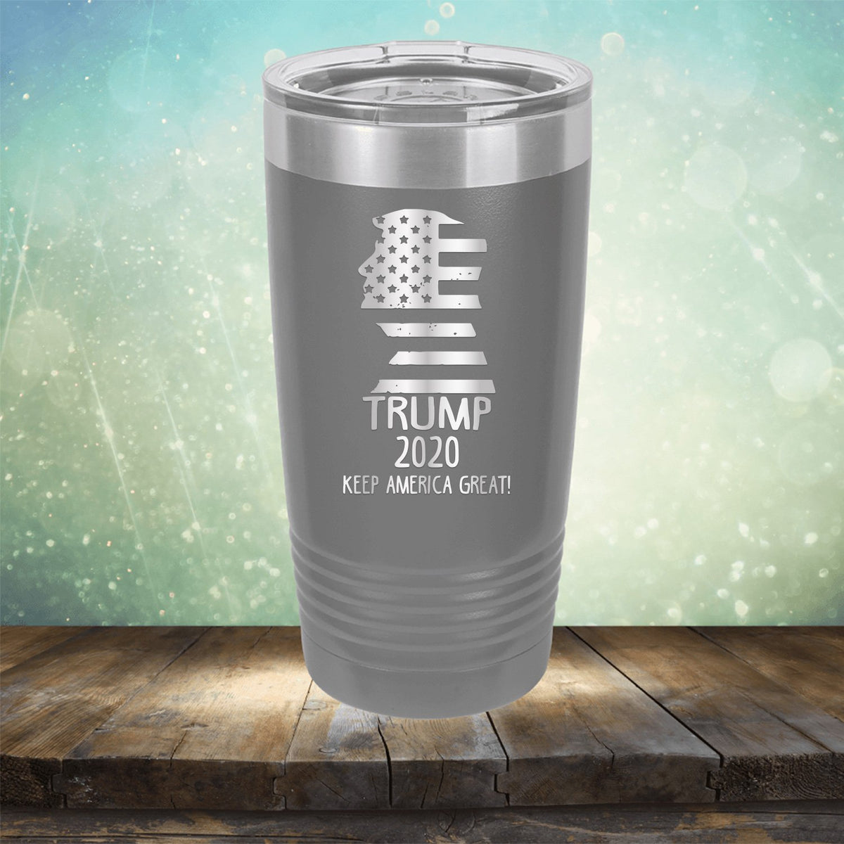 Trump 2020 Keep America Great - Laser Etched Tumbler Mug