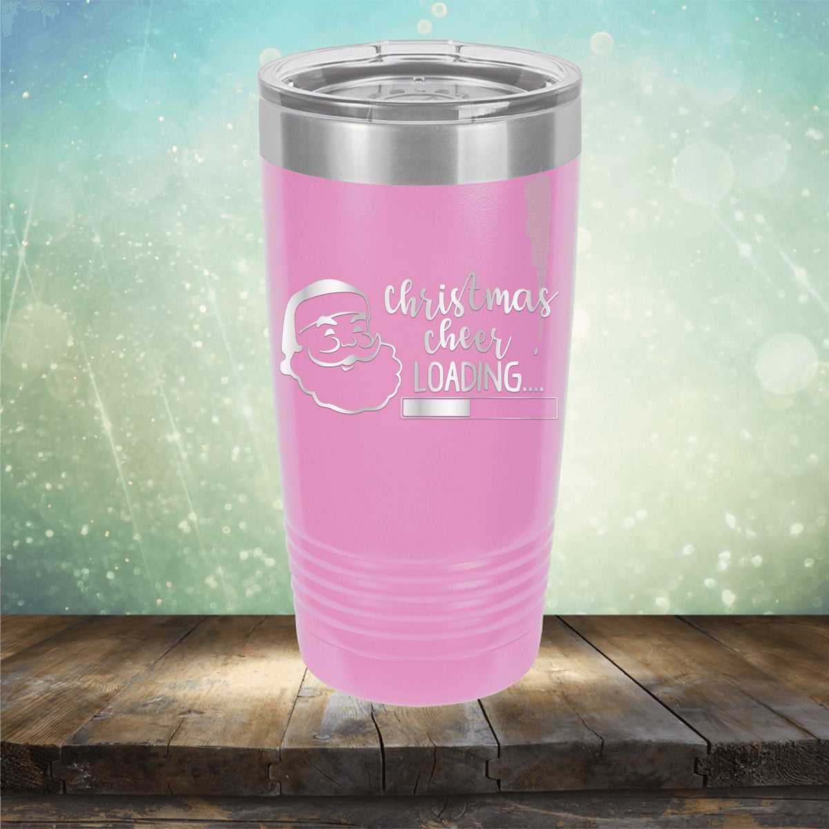 Christmas Cheer Loading - Laser Etched Tumbler Mug
