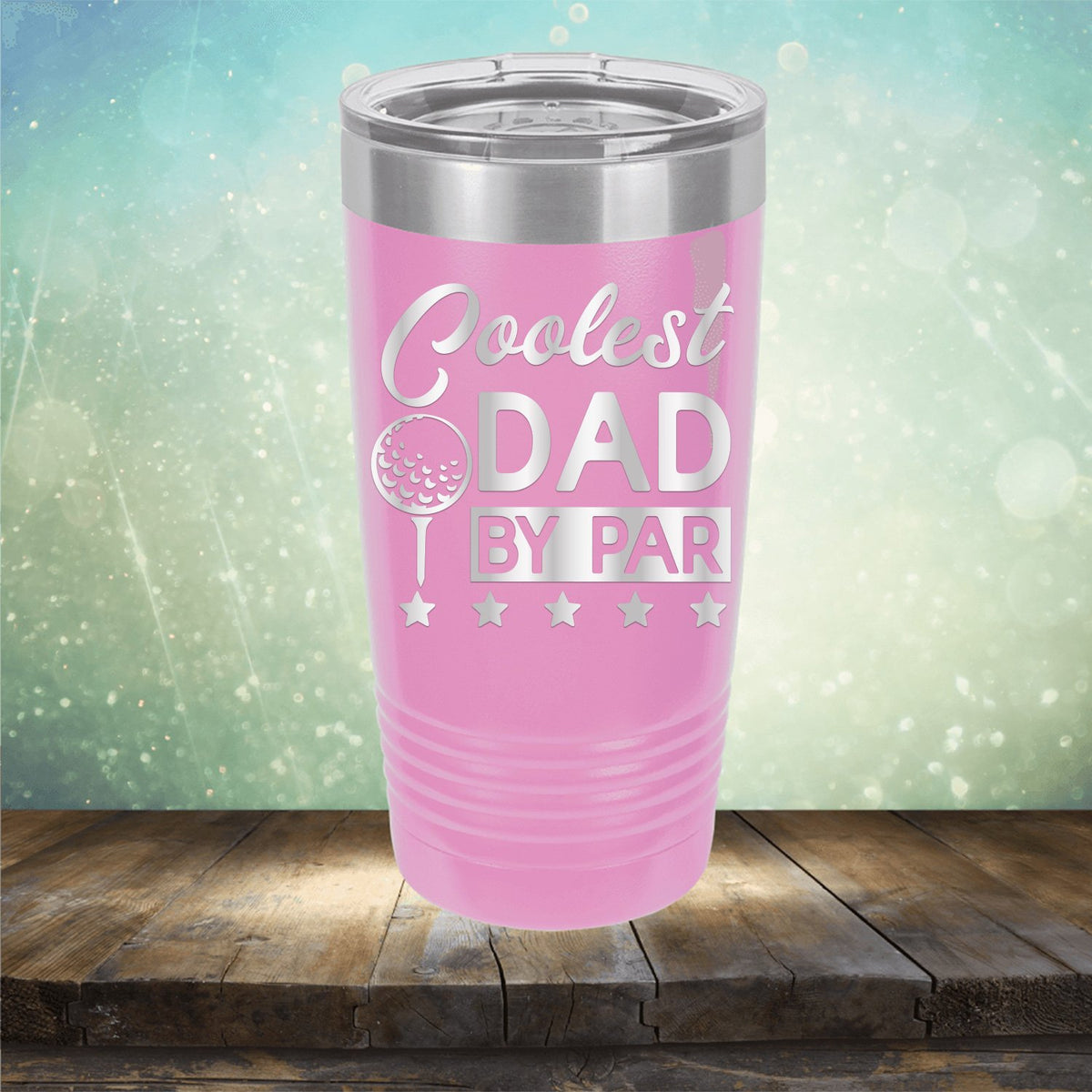 Coolest Dad By Par - Laser Etched Tumbler Mug