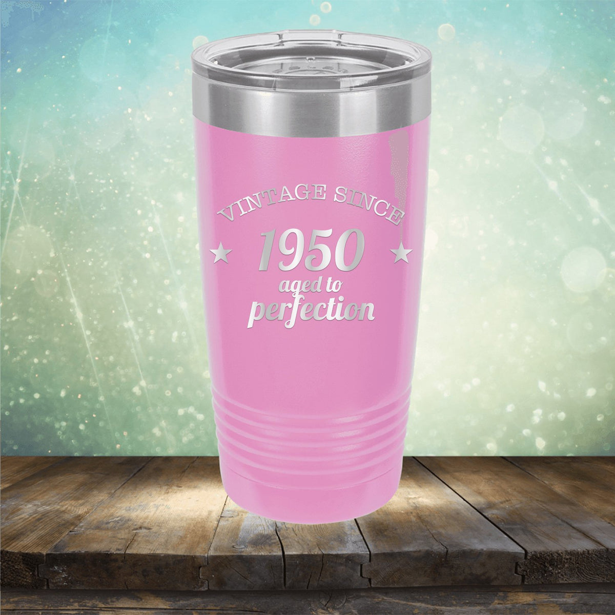 Vintage Since 1950 Aged to Perfection - Laser Etched Tumbler Mug