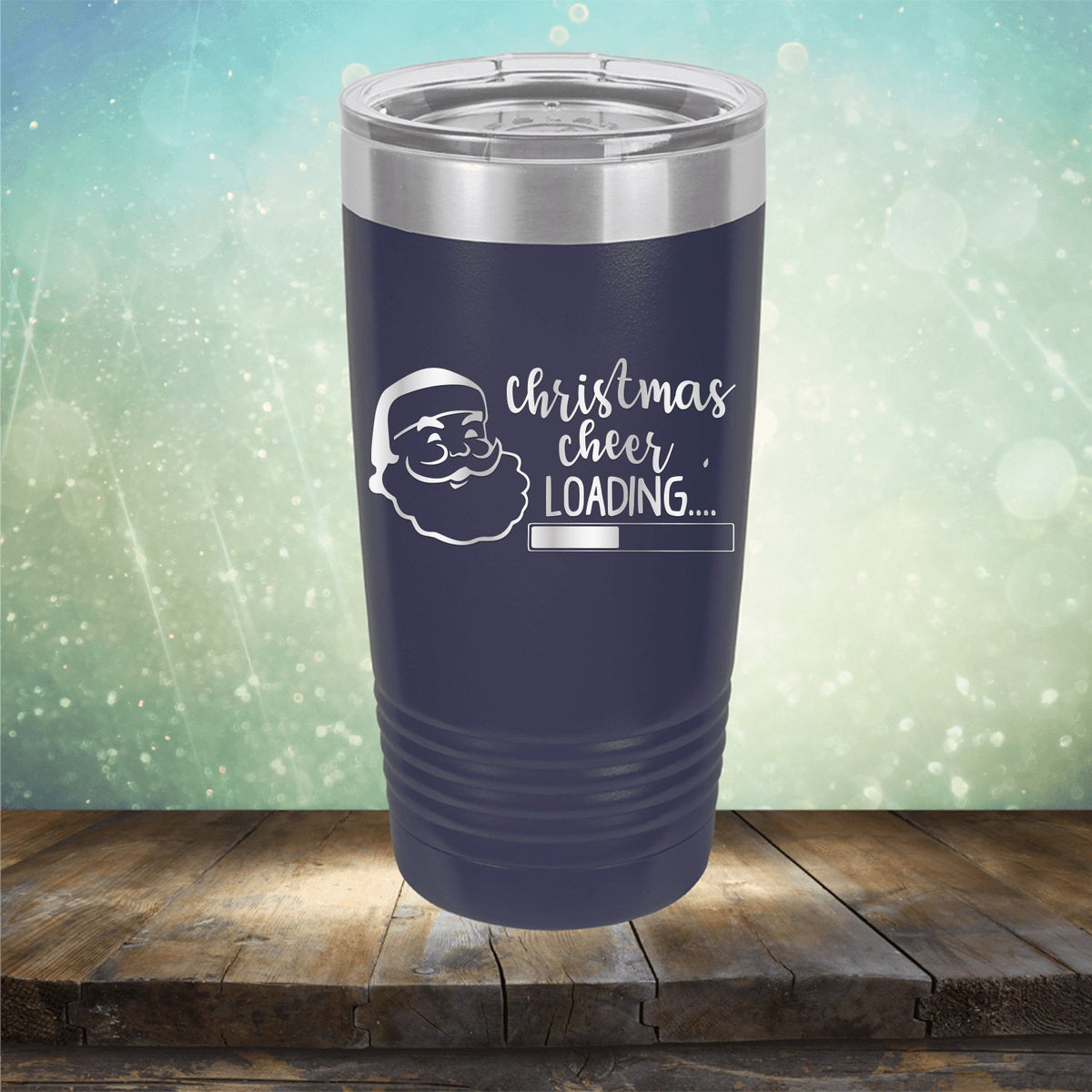 Christmas Cheer Loading - Laser Etched Tumbler Mug