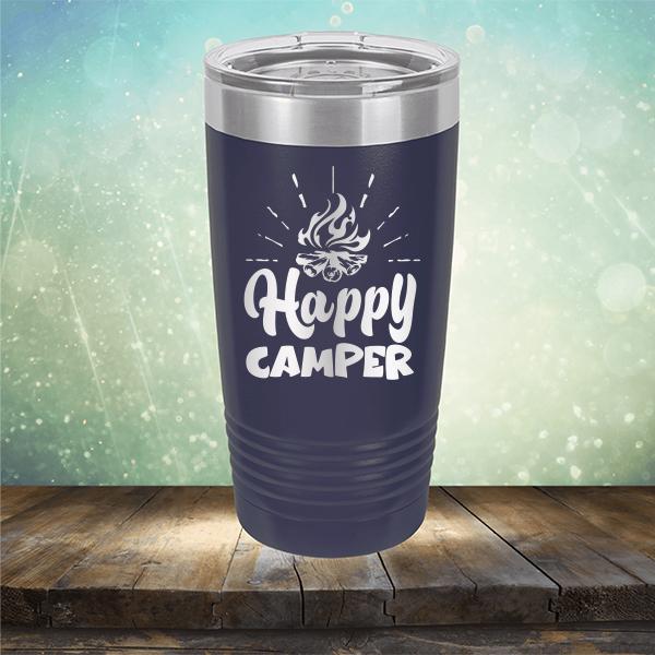 Happy Camper - Laser Etched Tumbler Mug