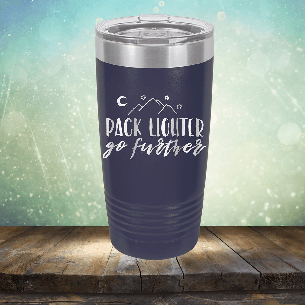 Pack Lighter Go Further - Laser Etched Tumbler Mug