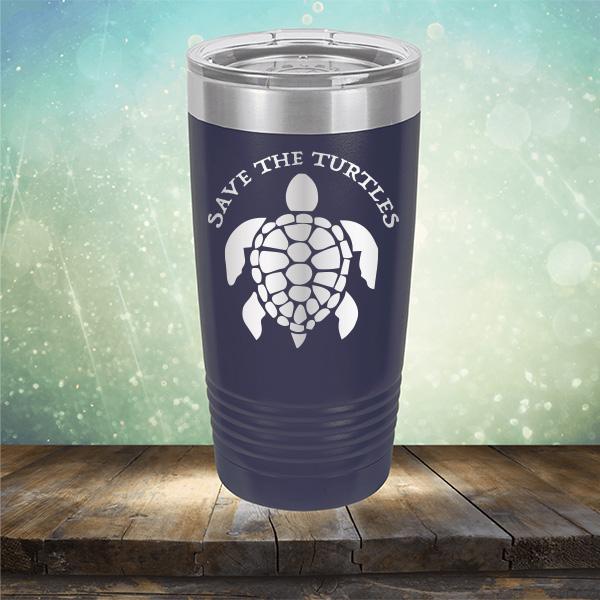 Save The Turtles - Laser Etched Tumbler Mug