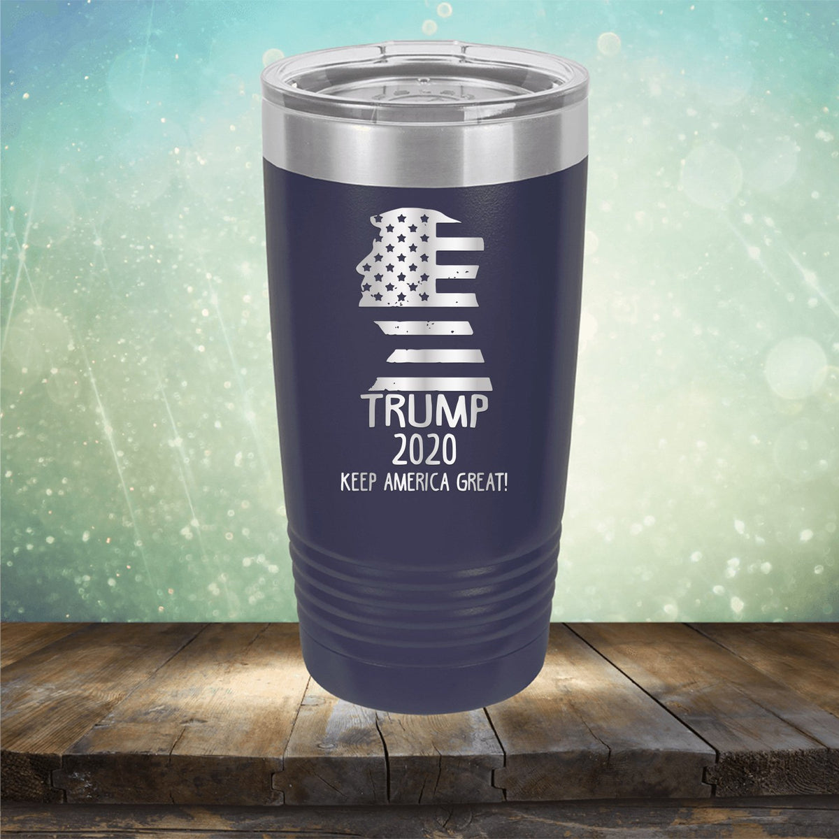 Trump 2020 Keep America Great - Laser Etched Tumbler Mug