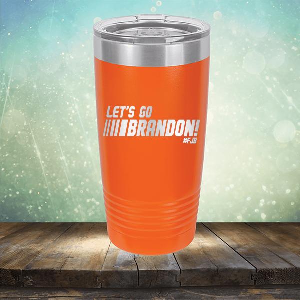 Let&#39;s Go Brandon FJB Racing - Laser Etched Tumbler Mug