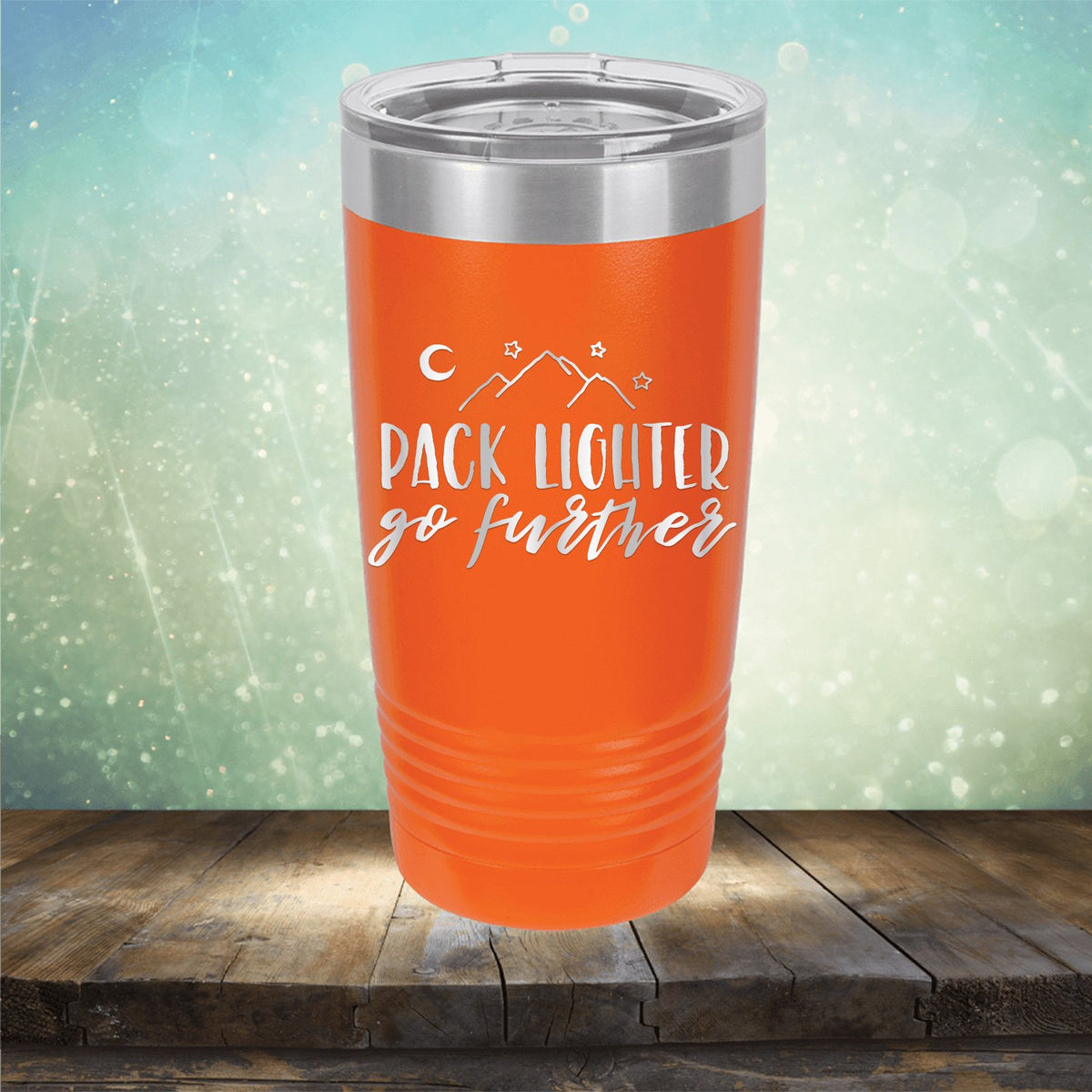 Pack Lighter Go Further - Laser Etched Tumbler Mug