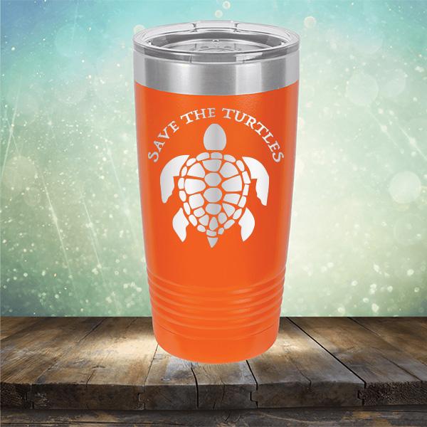 Save The Turtles - Laser Etched Tumbler Mug
