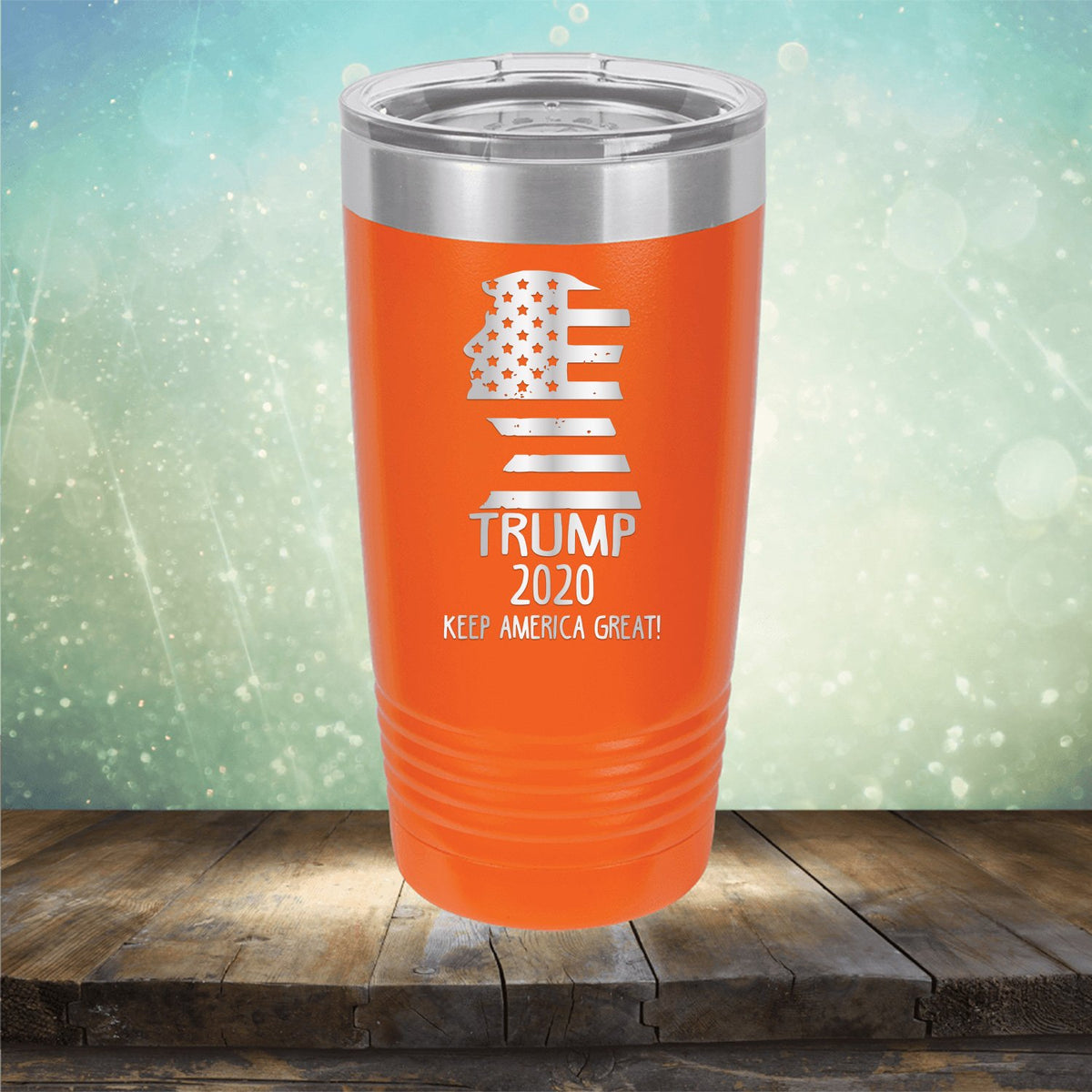 Trump 2020 Keep America Great - Laser Etched Tumbler Mug