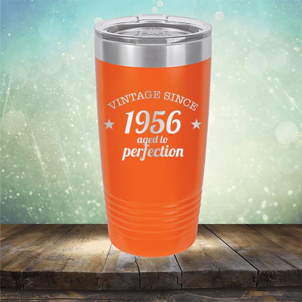 Vintage Since 1956 Aged to Perfection 65 Years Old - Laser Etched Tumbler Mug