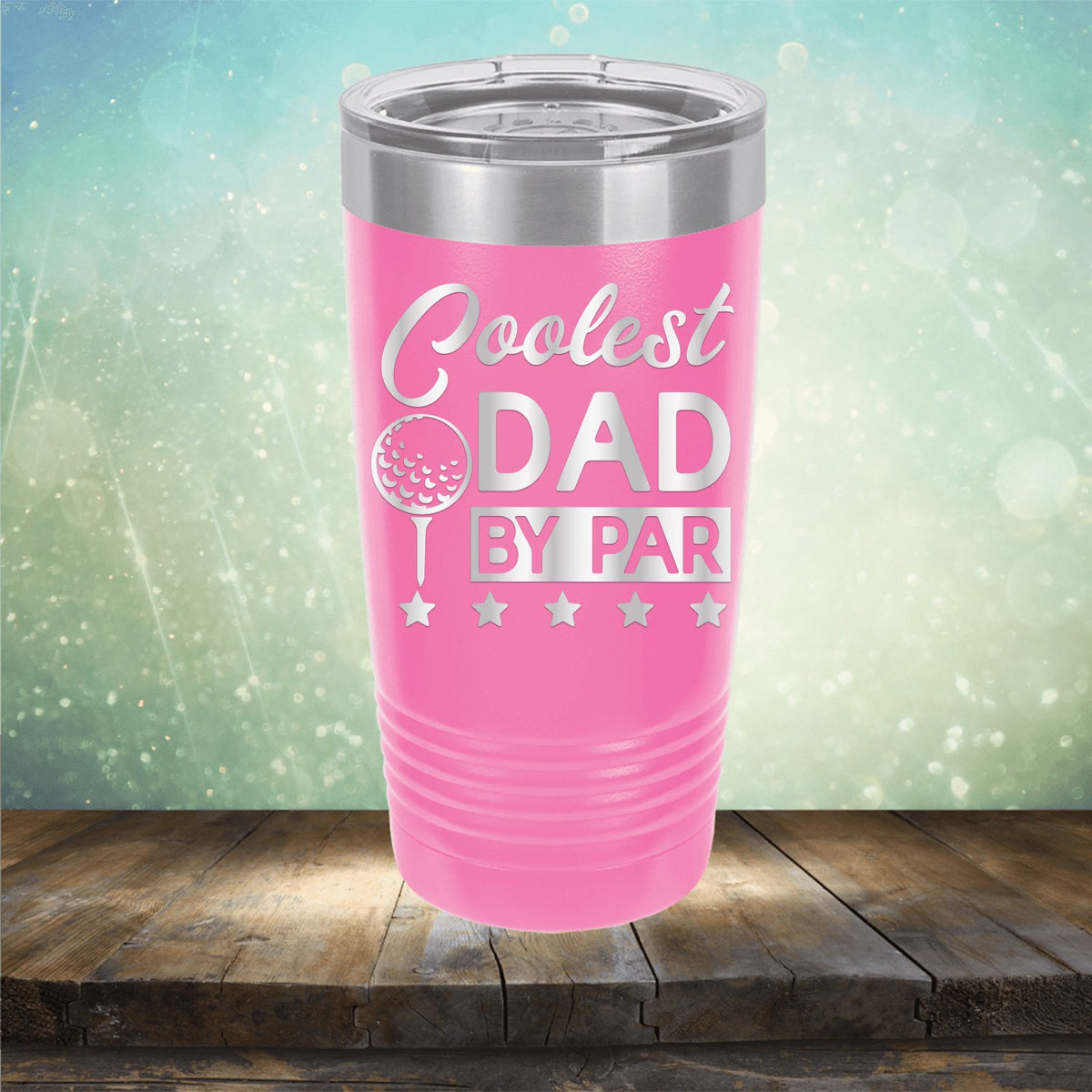 Coolest Dad By Par - Laser Etched Tumbler Mug