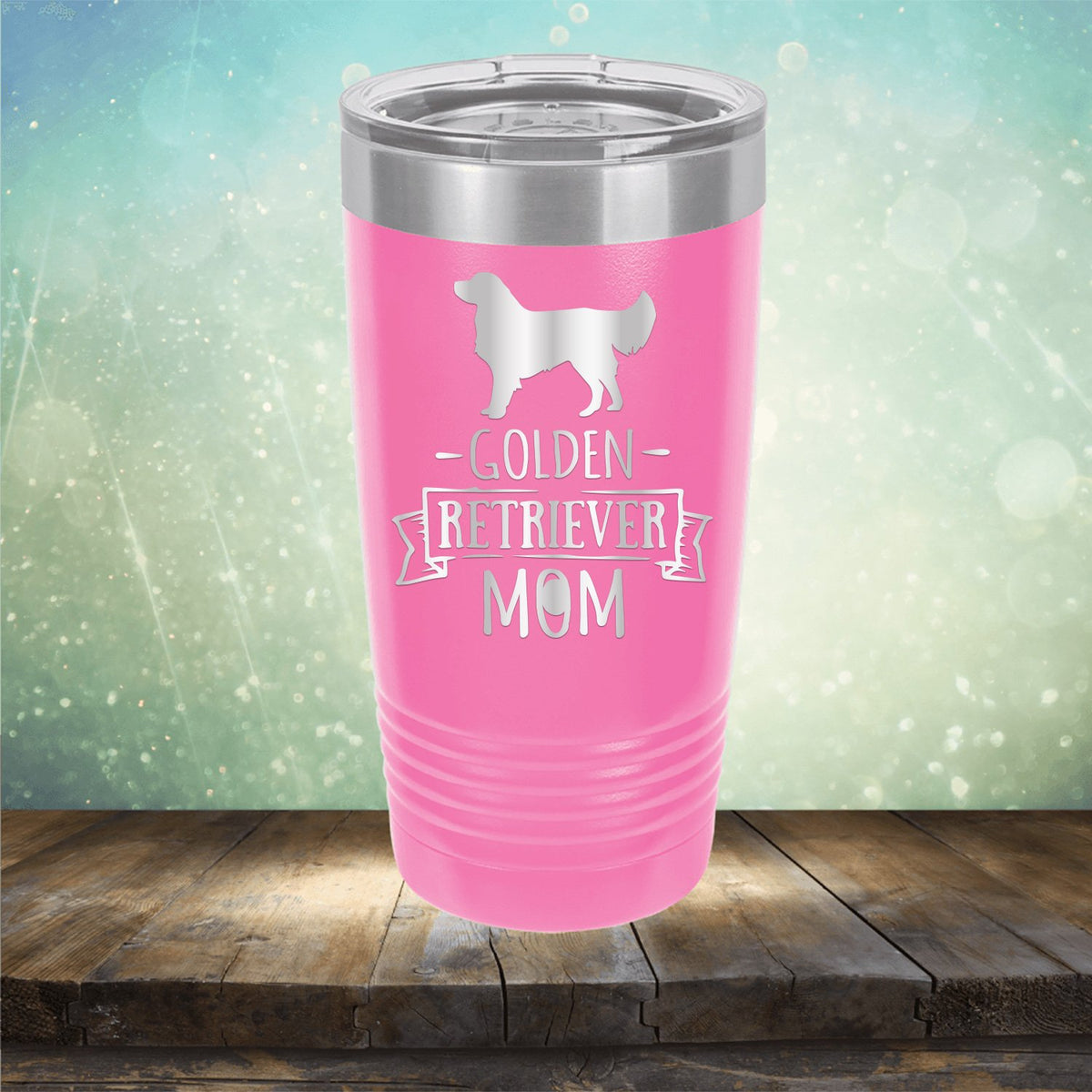 Golden Retriever Mom - Laser Etched Tumbler Mug