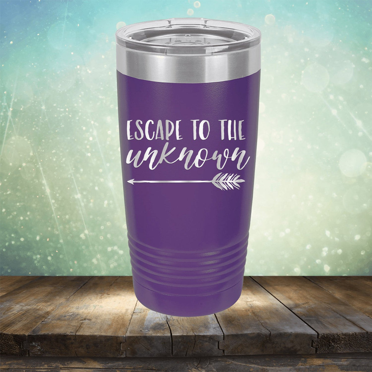 Escape to The Unknown - Laser Etched Tumbler Mug