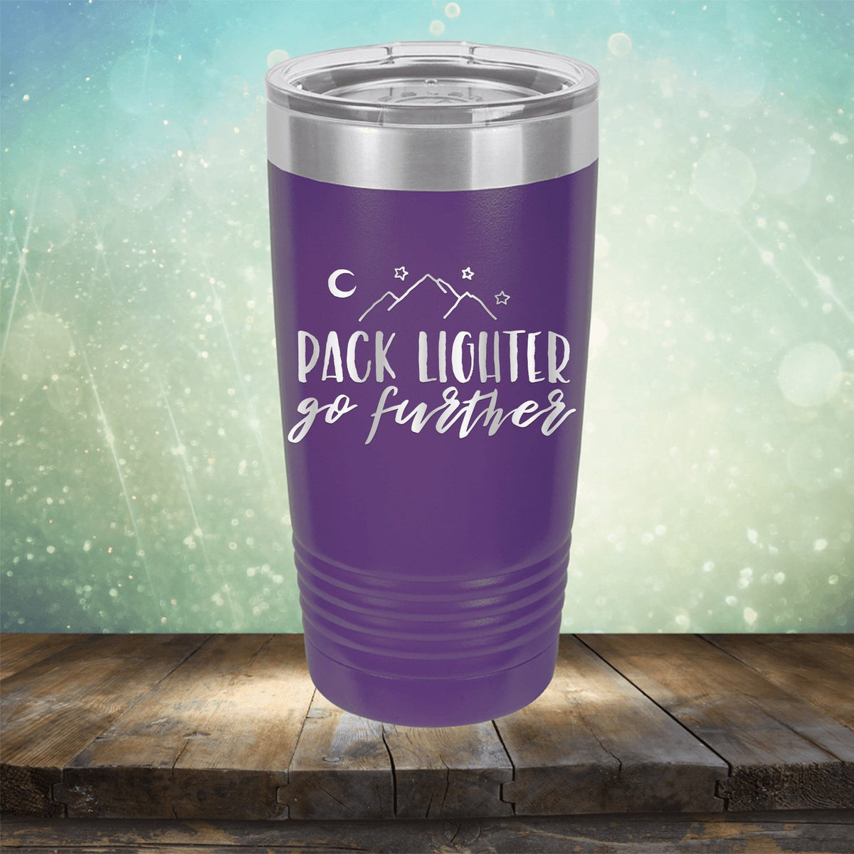 Pack Lighter Go Further - Laser Etched Tumbler Mug