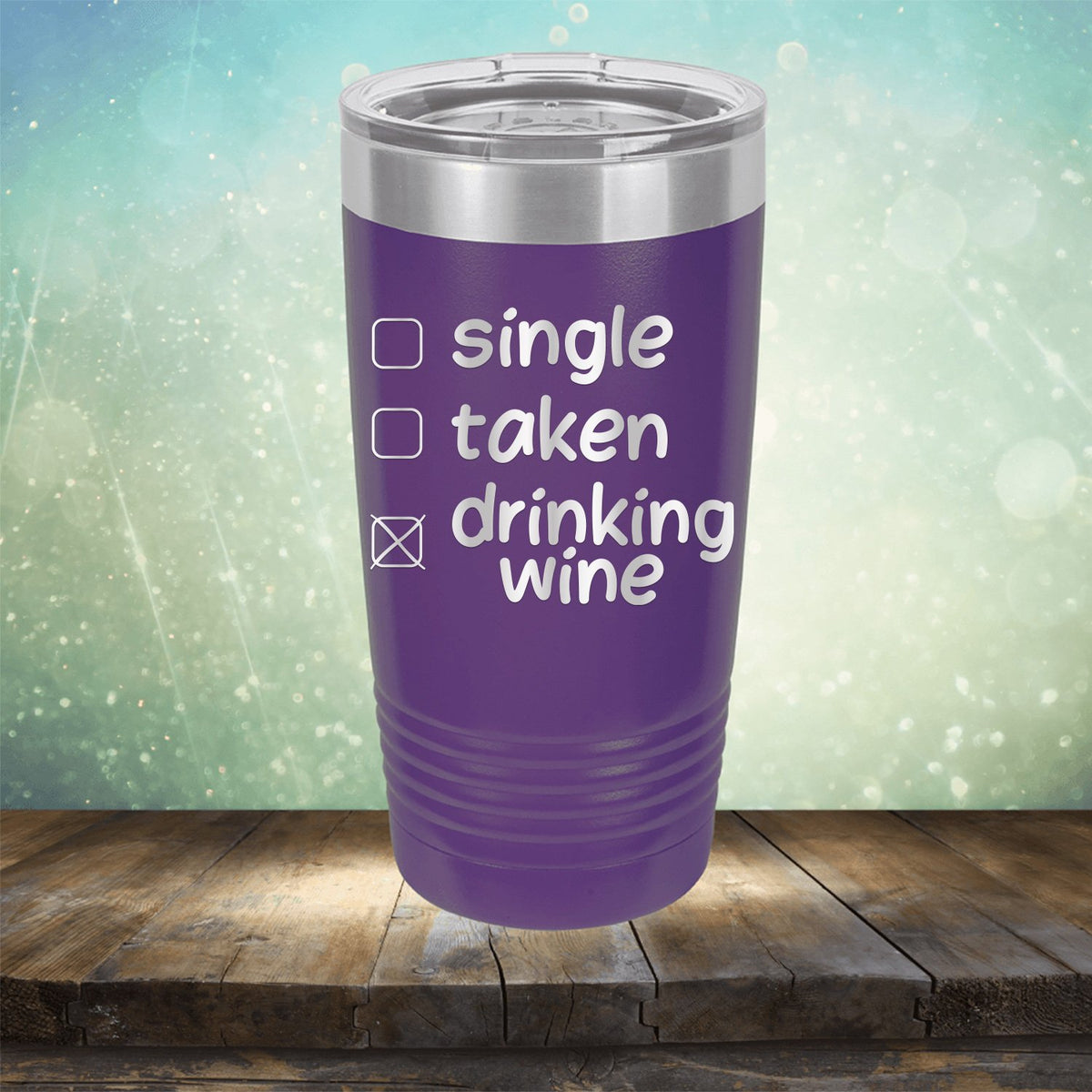 Single Taken Drinking Wine