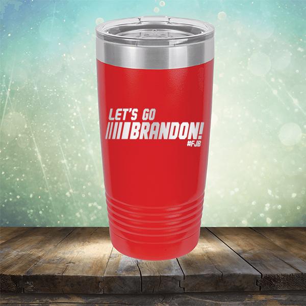 Let&#39;s Go Brandon FJB Racing - Laser Etched Tumbler Mug