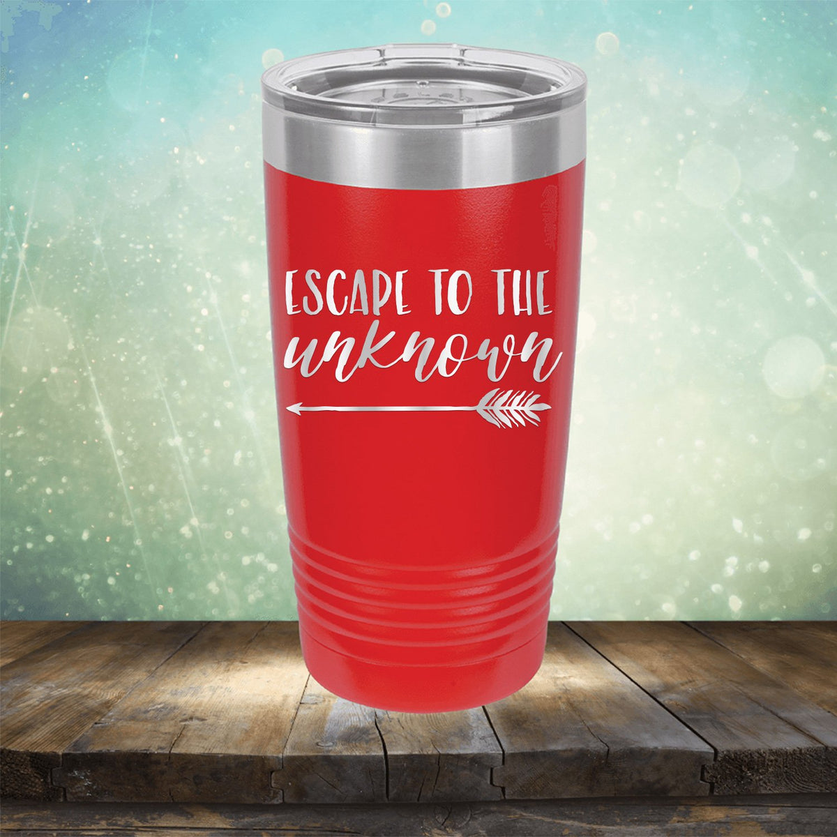 Escape to The Unknown - Laser Etched Tumbler Mug
